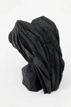 Pamono Burnt Oak Abstract Sculpture by Logniture