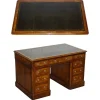 Pamono Burr Walnut Twin Pedestal Desk from Royal Druce & Co., London, United Kingdom, 1840s> Desks