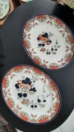 New Pamono Burslem Serving Plates from Doulton Alma, 1890s, Set of 3