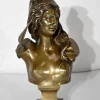 Pamono Bust of Marianne, Early 1900s, Bronze> Classical