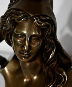 Pamono Bust of Marianne, Early 1900s, Bronze><noscript><img width=