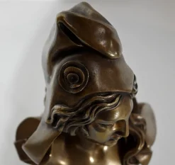Pamono Bust of Marianne, Early 1900s, Bronze><noscript><img width=