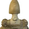 Pamono Bust of Renaissance Girl, 1900, Alabaster> Art Nouveau