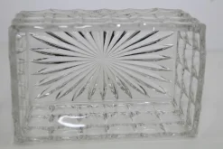 Pamono Butter Dish with 2 Trays by Eduard Wimmer-Wisgrill for Lobmeyr, 1930s, Set of 3><noscript><img width=