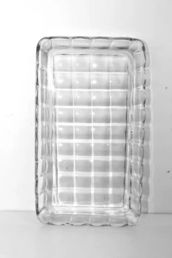 Pamono Butter Dish with 2 Trays by Eduard Wimmer-Wisgrill for Lobmeyr, 1930s, Set of 3><noscript><img width=
