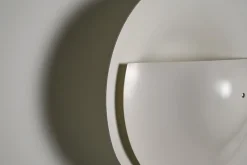 Pamono C-1558 Disc Wall Lamps from Raak, The Netherlands, 1980s, Set of 2><noscript><img width=