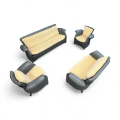 Outlet Pamono 22-C Living Room Set from De Sede, 1970s, Set of 4