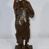 Clearance Pamono C. Sauvage after Praxitèle, Diane de Gabies, Early 1800s, Bronze