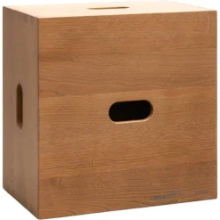 Pamono Cabanon Wood LC14 Stool by Le Corbusier for Cassina> Seating
