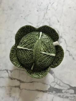 Pamono Cabbage Dish in Slip, 1970, Set of 3> Dinnerware Accessories
