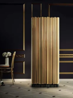 Clearance Pamono Cabinet in Gold-Plated Brass