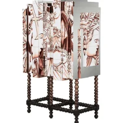 Best Pamono Cabinet with Hand-Painted Tiles