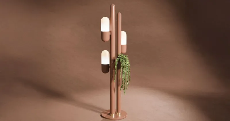 Pamono Cactus Floor Lamp by Creativemary> Floor Lamps