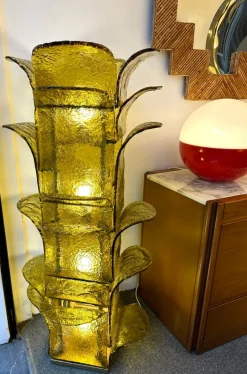 Clearance Pamono Cactus Floor Lamp in Murano Glass by Carlo Nason for Mazzega, 1970s