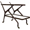 Pamono Caesar Lacquer Wooden Food Cart by Cesare Lacca, 1950s> Serving Bar Carts & Trolleys