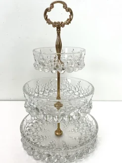 Pamono Cake Stand Etagère by Walther Glas, Germany, 1960s> Serving Dishes