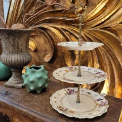 Outlet Pamono Cake Stand in Porcelain by Jammet-Seignolles for Limoges, 1920s