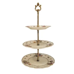 Outlet Pamono Cake Stand in Porcelain by Jammet-Seignolles for Limoges, 1920s