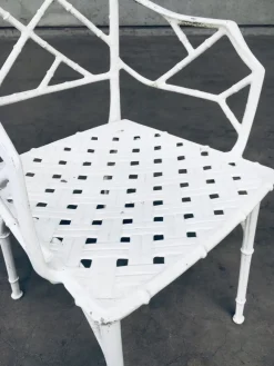 Online Pamono Calcutta Outdoor Armchair in Faux Bamboo by Hall Bradley for Brown Jordan, 1960s, Set of 4