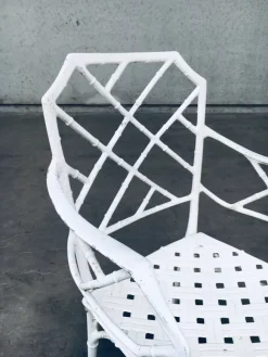 Online Pamono Calcutta Outdoor Armchair in Faux Bamboo by Hall Bradley for Brown Jordan, 1960s, Set of 4