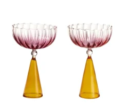 Sale Pamono Calypso Champagne Set by Serena Confalonieri, Set of 2