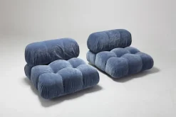 Pamono Camaleonda Lounge Chairs by Mario Bellini for B&B Italia / C&B Italia, Set of 2><noscript><img width=