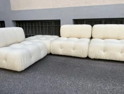 Pamono Camaleonda Sofa in White Bouclé, 2000s><noscript><img width=