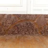 New Pamono Cameroonian Bamoun Artist, Carved Monoxyle Bas-Relief Panel, 1960s, Wood