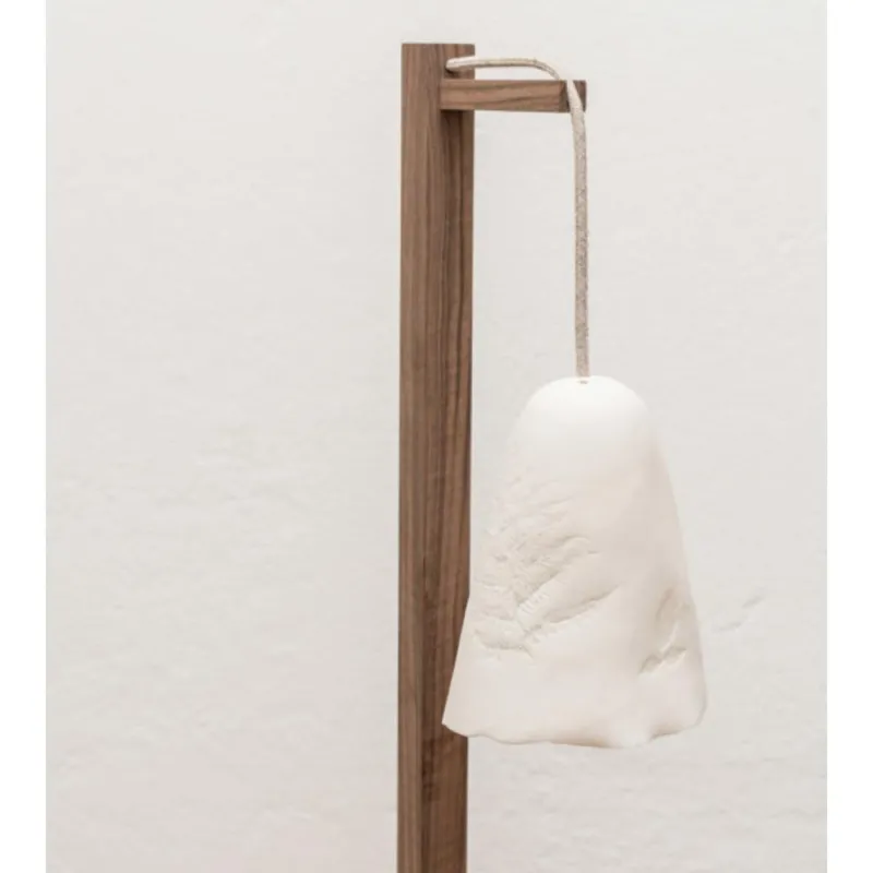 Hot Pamono Campanula Floor Lamp in Natural Oak and Porcelain by Frau Caze