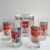 Pamono Campbells Series Glasses attributed to Andy Warhol Produced for Block, 1990s, Set of 4> Dinnerware Accessories