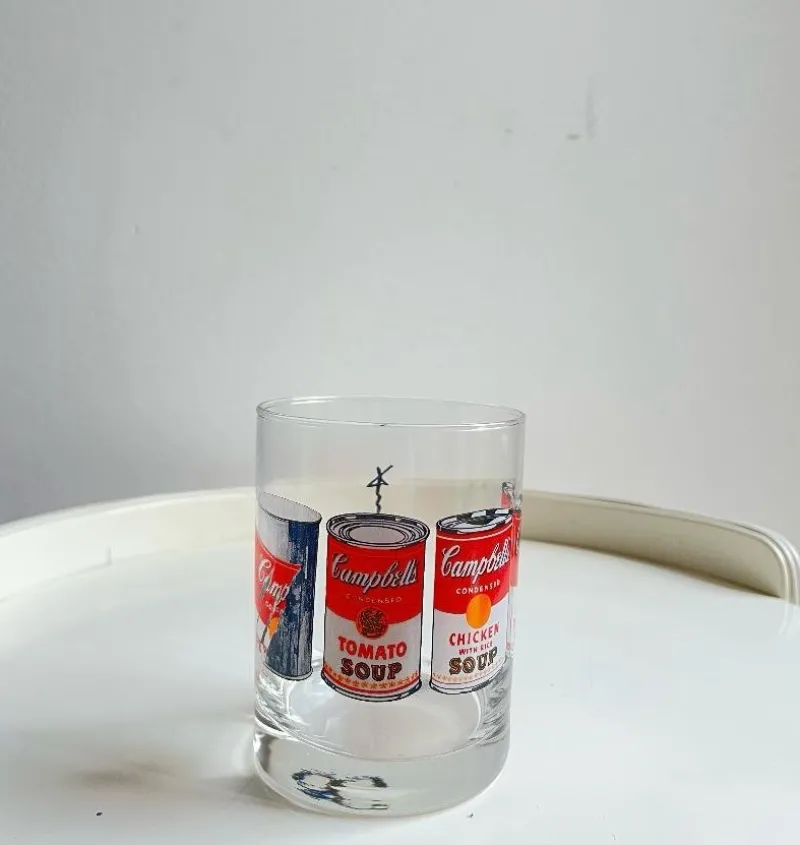 Best Pamono Campbells Series Glasses attributed to Andy Warhol for Block, 1990s, Set of 4