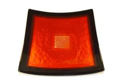 Best Pamono Campielo Q25 Black and Red Murano Glass Centrepiece by Stefano Birello for VeVe Glass, 2019