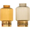 Discount Pamono Candelsticks in Brass and Glass attributed to Hans-Agne Jakobsson, 1950s, Set of 2