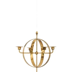 Pamono Candleabra Chandelier in Brass by Hans-Agne Jakobsson, 1960s> Ceiling Lights