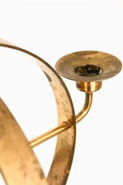 Pamono Candleabra Chandelier in Brass by Hans-Agne Jakobsson, 1960s><noscript><img width=