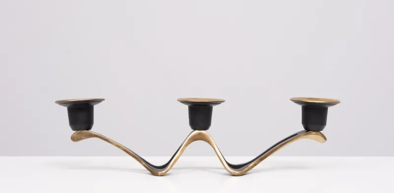 Pamono Candleholder by Walter Bosse for Richard Rohac, Austria, 1960s> Candleholders