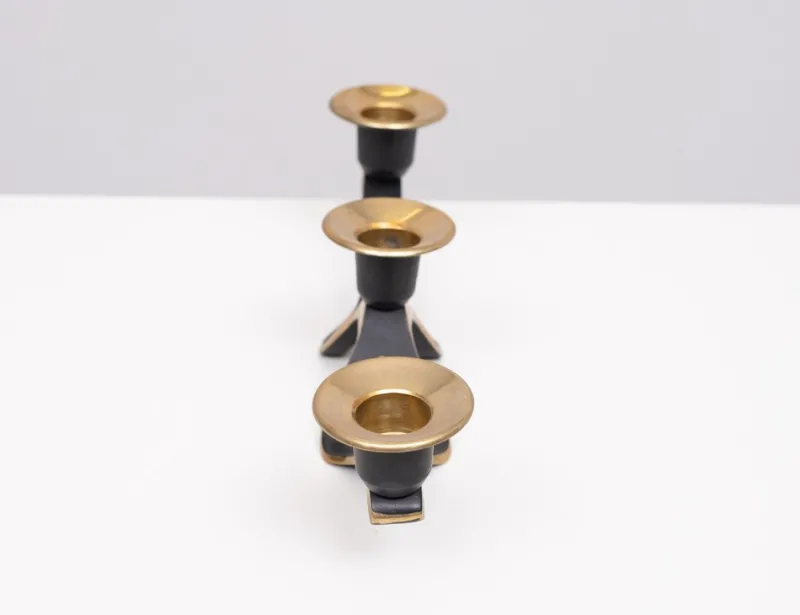 Pamono Candleholder by Walter Bosse for Richard Rohac, Austria, 1960s> Candleholders