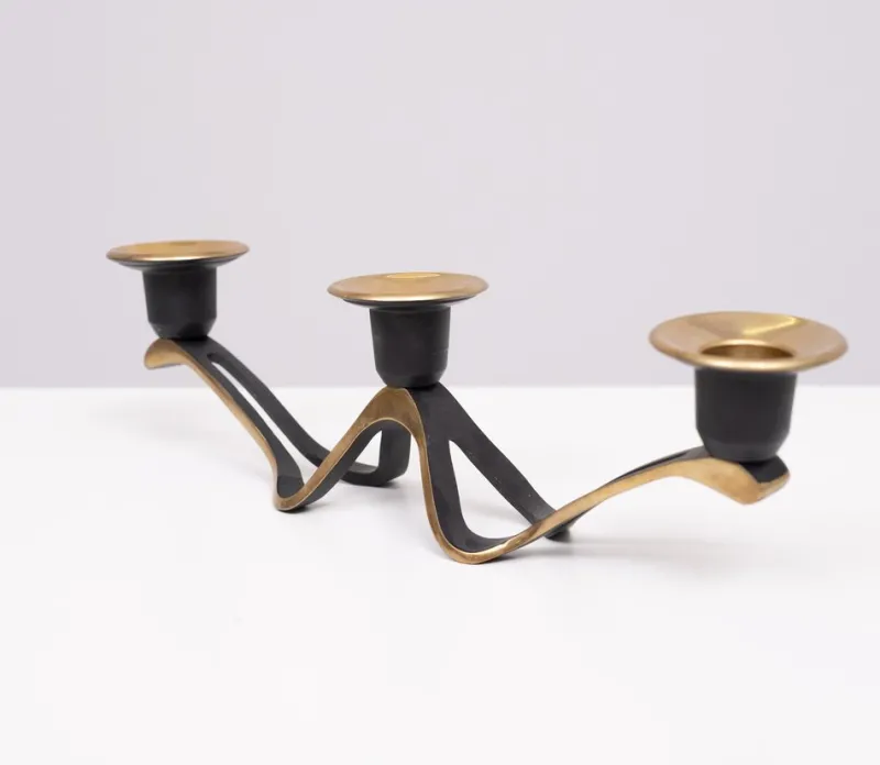Pamono Candleholder by Walter Bosse for Richard Rohac, Austria, 1960s> Candleholders