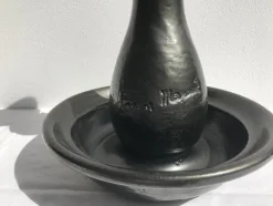 Pamono Candleholder in Ceramic by Jean Marais><noscript><img width=