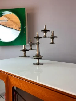Outlet Pamono Candlesticks by Hans Nagel for BMF, Set of 5