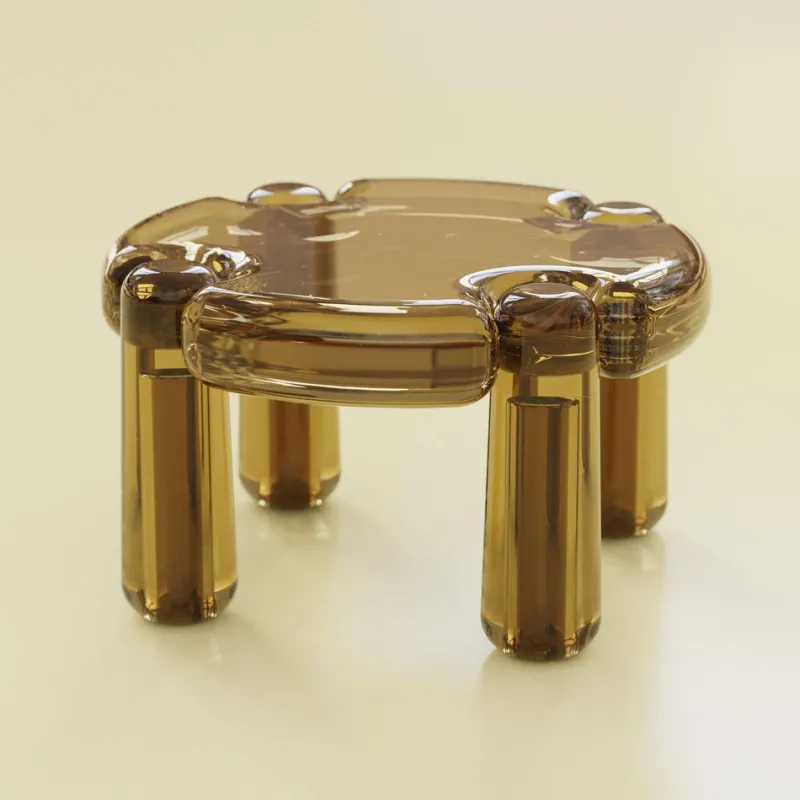 Pamono Candy Round Coffee Table by Luis Gimeno> Tables