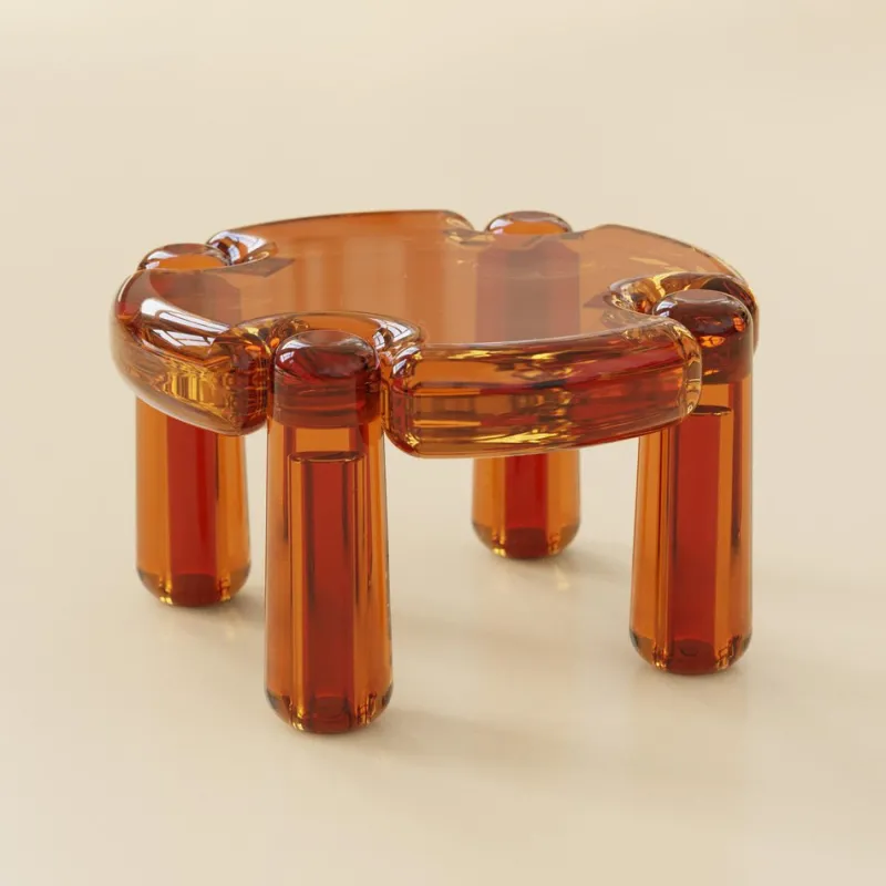 Pamono Candy Round Coffee Table by Luis Gimeno> Tables