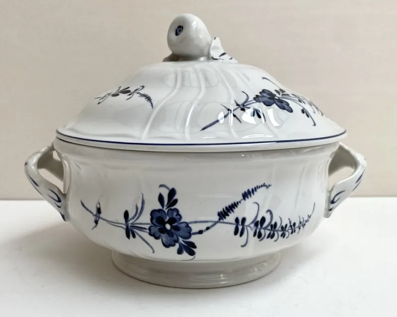 Pamono Candy Tureen with Lid from Villeroy & Boch, Vieux Luxembourg ( Old Luxembourg )> Serving Dishes