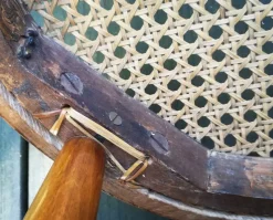 Clearance Pamono Caned Bistro Children's Chair by J.J. Kohn, 1900s