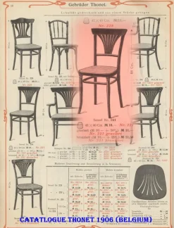 Pamono Caned Chairs by Michael Thonet for Gebrüder Thonet, Set of 6> Side Chairs & Dining Chairs