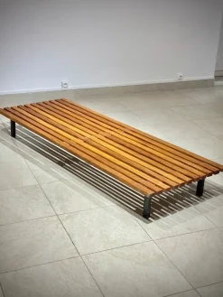 Pamono Cansado Bench by Charlotte Perriand, 1954> Benches