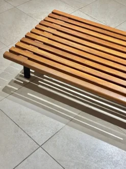 Pamono Cansado Bench by Charlotte Perriand, 1954><noscript><img width=