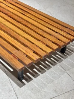 Pamono Cansado Bench by Charlotte Perriand, 1954><noscript><img width=