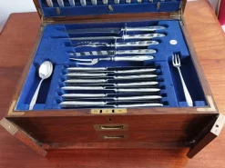 Sale Pamono Canteen of Cutlery from Community, 1890s, Set of 96