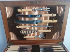 Pamono Canteen of Cutlery from Viners, 1920s, Set of 103><noscript><img width=